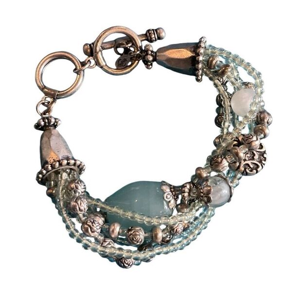 Larimar Silver Bracelet - Picture 1 of 13